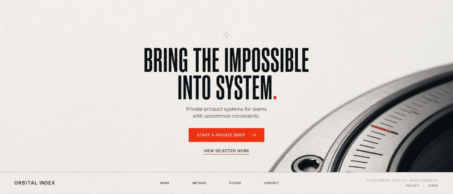 Existing final call to action concept image